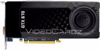 3D-card NVIDIA GeForce GTX 670